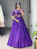 Premium Embroidered Koti Lehenga Set (Indo-Western)