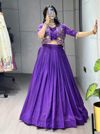 Premium Embroidered Koti Lehenga Set (Indo-Western)